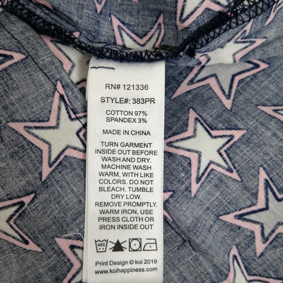 Koi Scrub Top 383PR-DWS Dancing with the Stars - Picture 6 of 8